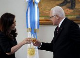 Státní oběd na pozvání argentinské prezidentky Kirchnerové