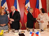 Oběd na pozvání chilského prezidentského páru