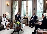 Setkání s prezidentským párem Turecka